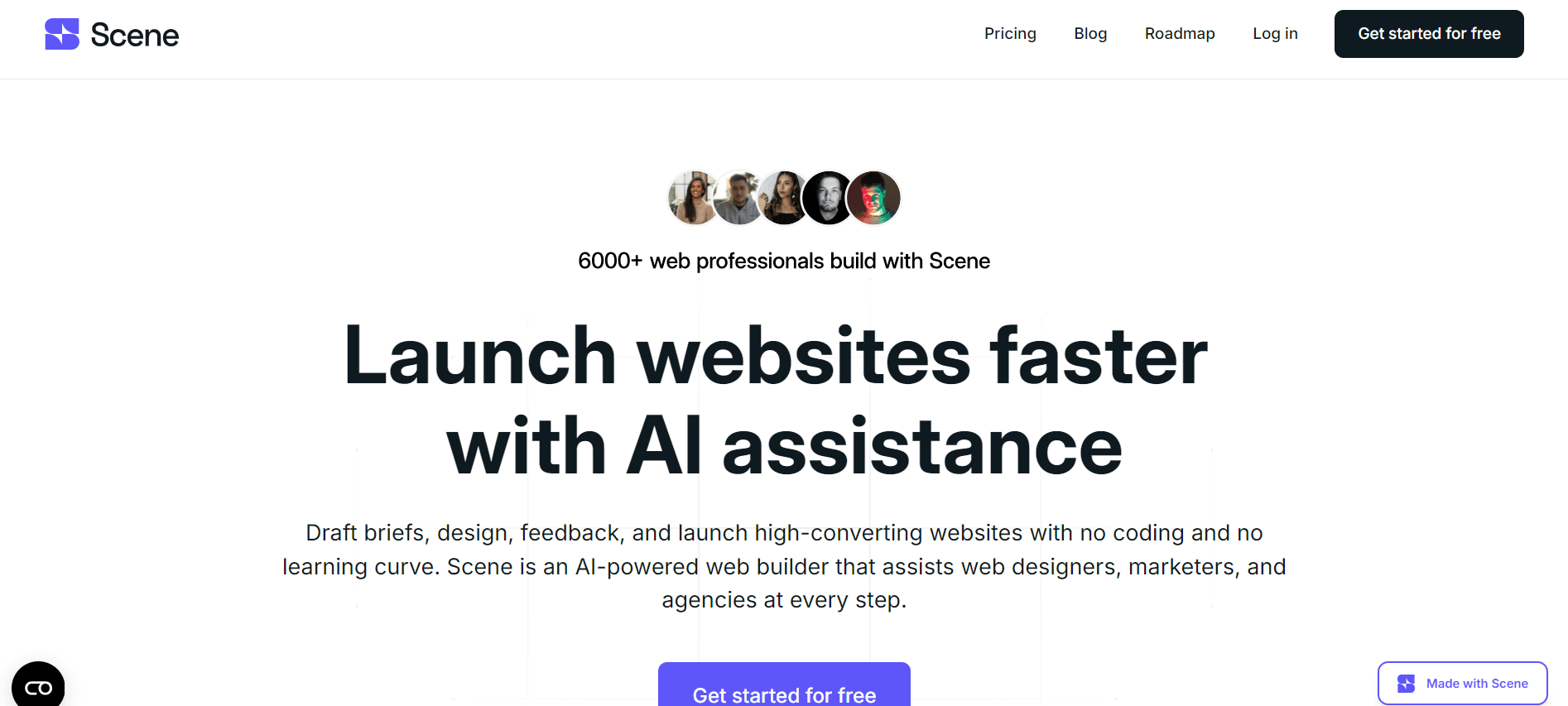 Scene - Turn Your Ideas into Websites