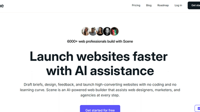 Scene - Turn Your Ideas into Websites