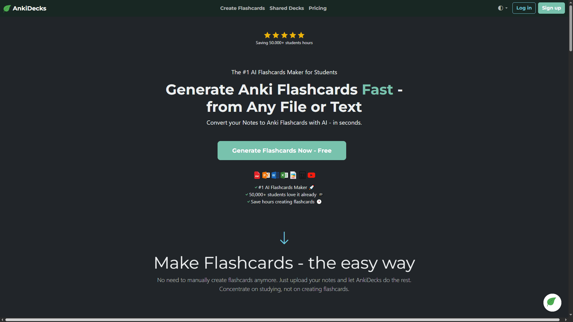 AnkiDecks – AI-Powered Flashcard Generator