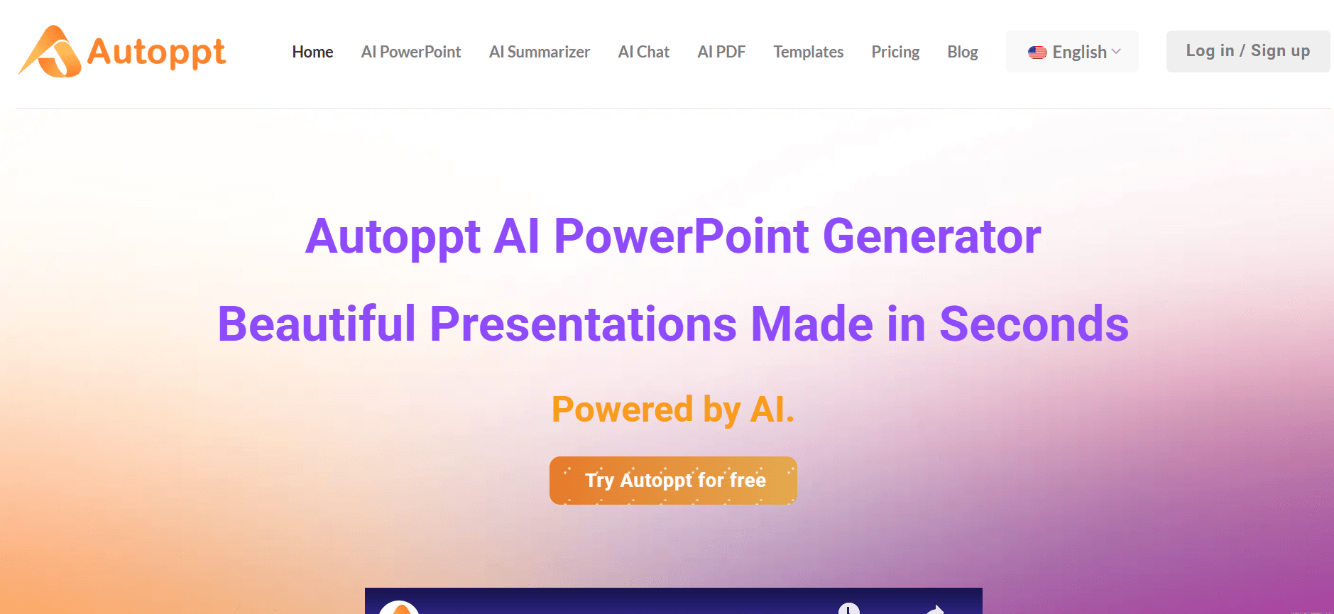 Autoppt - The AI That Builds Your Presentations in Seconds