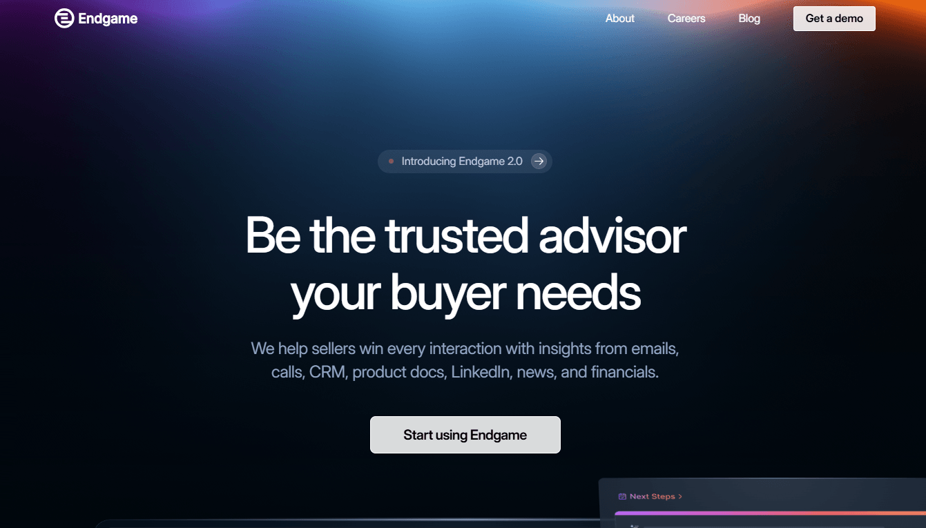 Endgame - Revolutionizing Account Research and Sales Planning