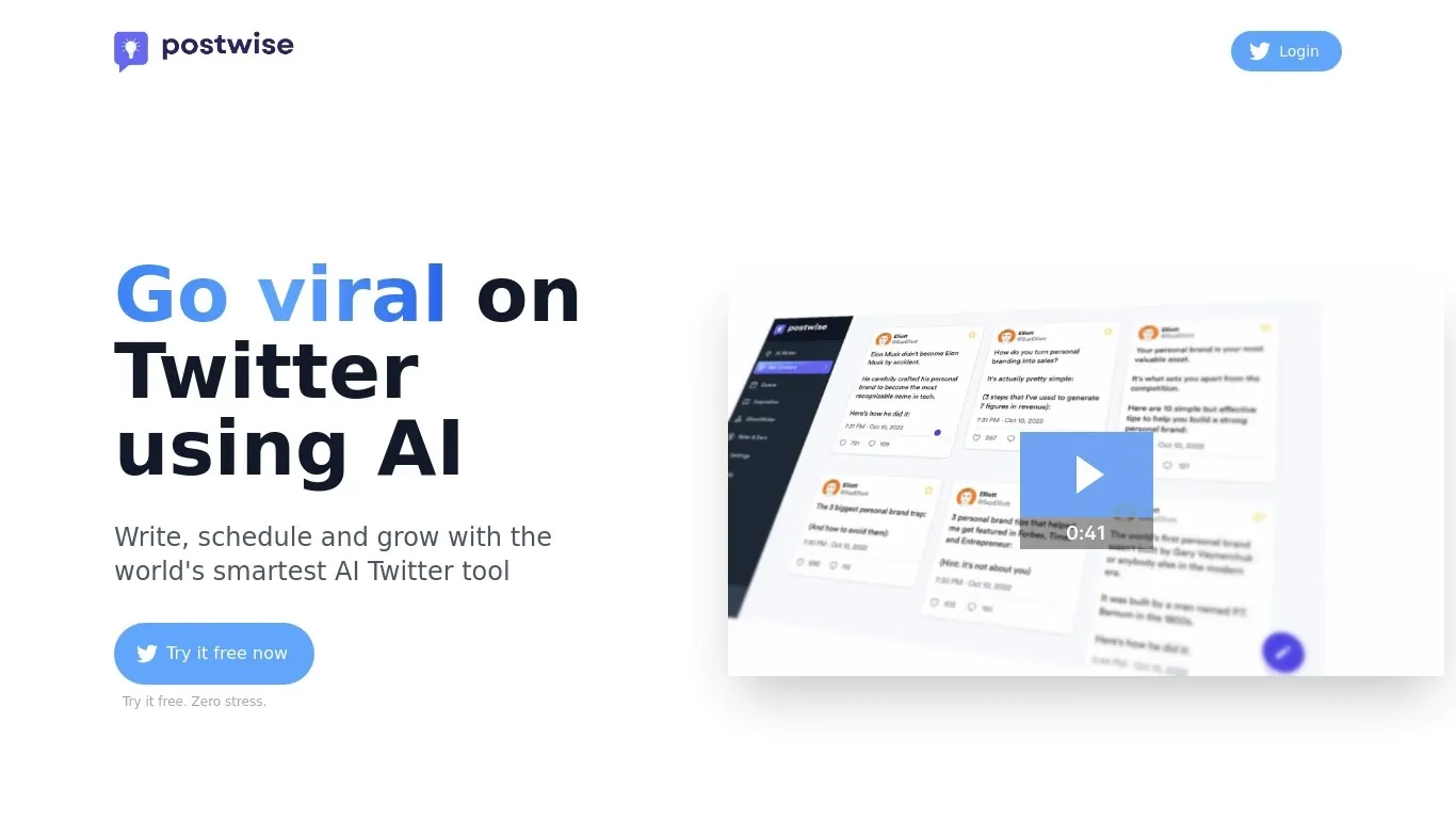 Postwise - Smart AI Tool for Twitter Growth