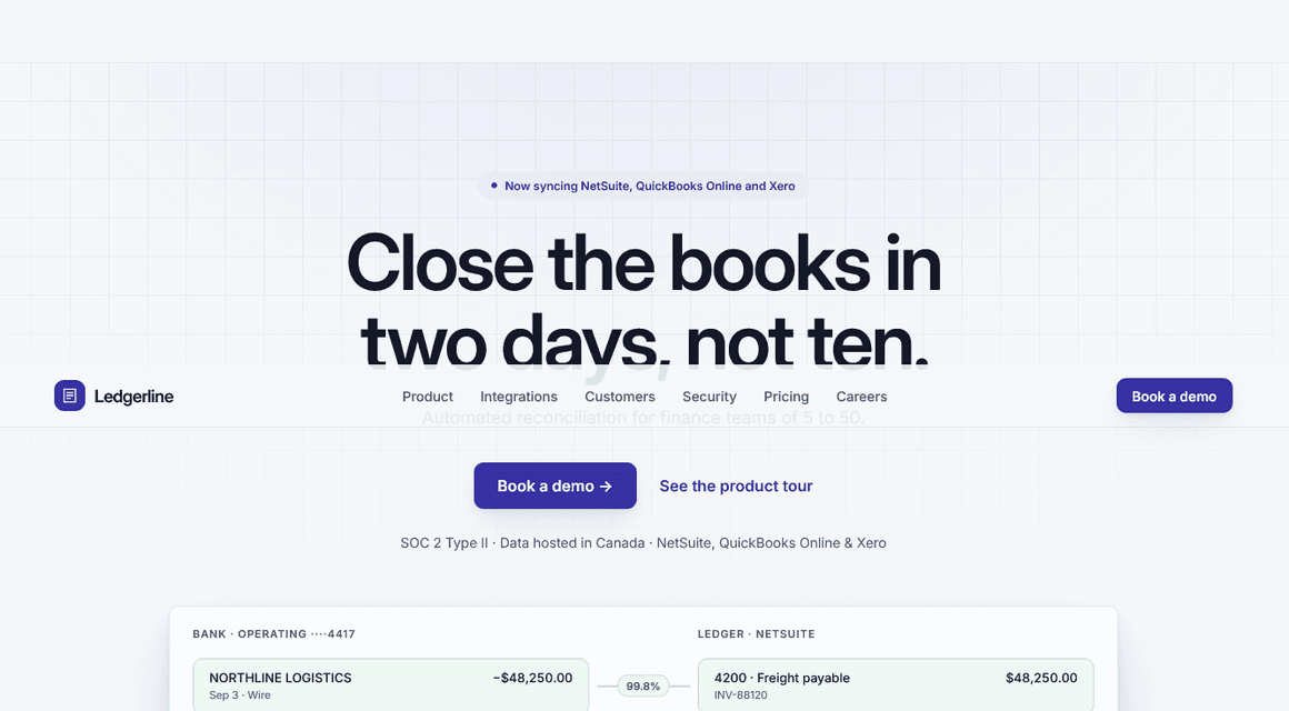 Small business website template | B12