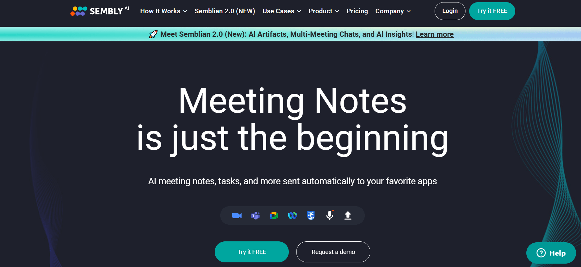 Sembly AI - Meeting Assistant for Smart Summaries and Actionable Insights