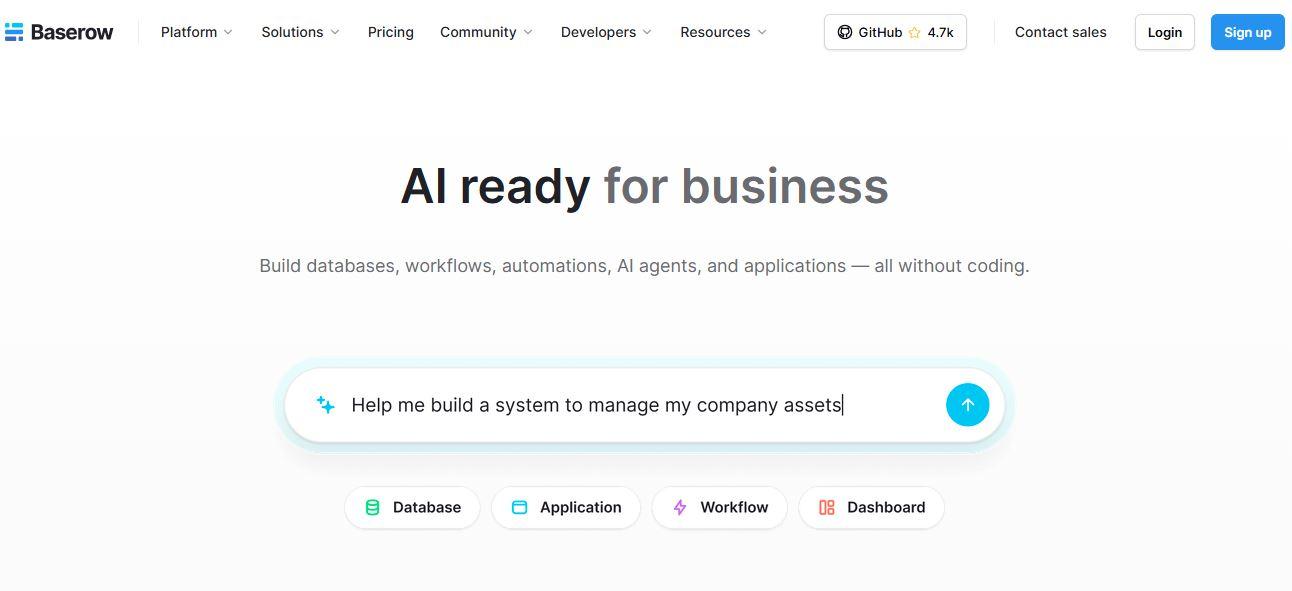 Baserow – Build Databases and Automate Workflows Without Writing Code