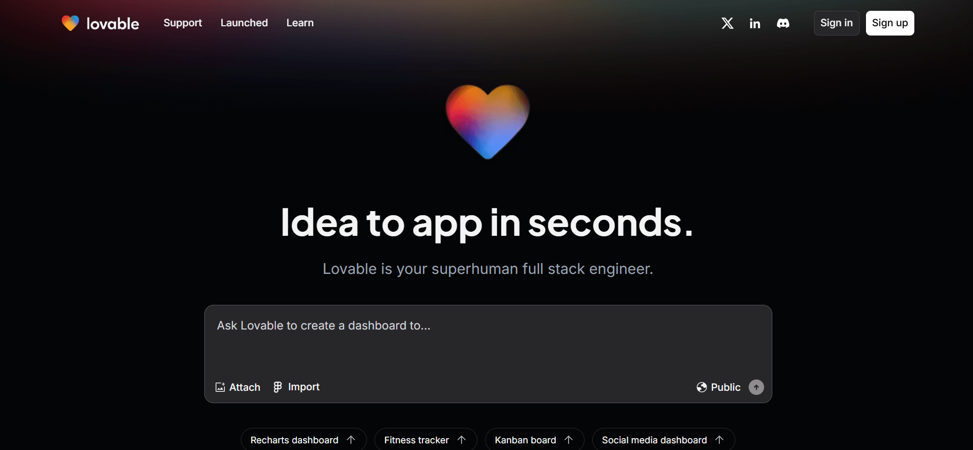 Lovable - Turn Your Ideas Into Software, No Coding Needed