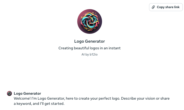 Logo Generator Meta AI