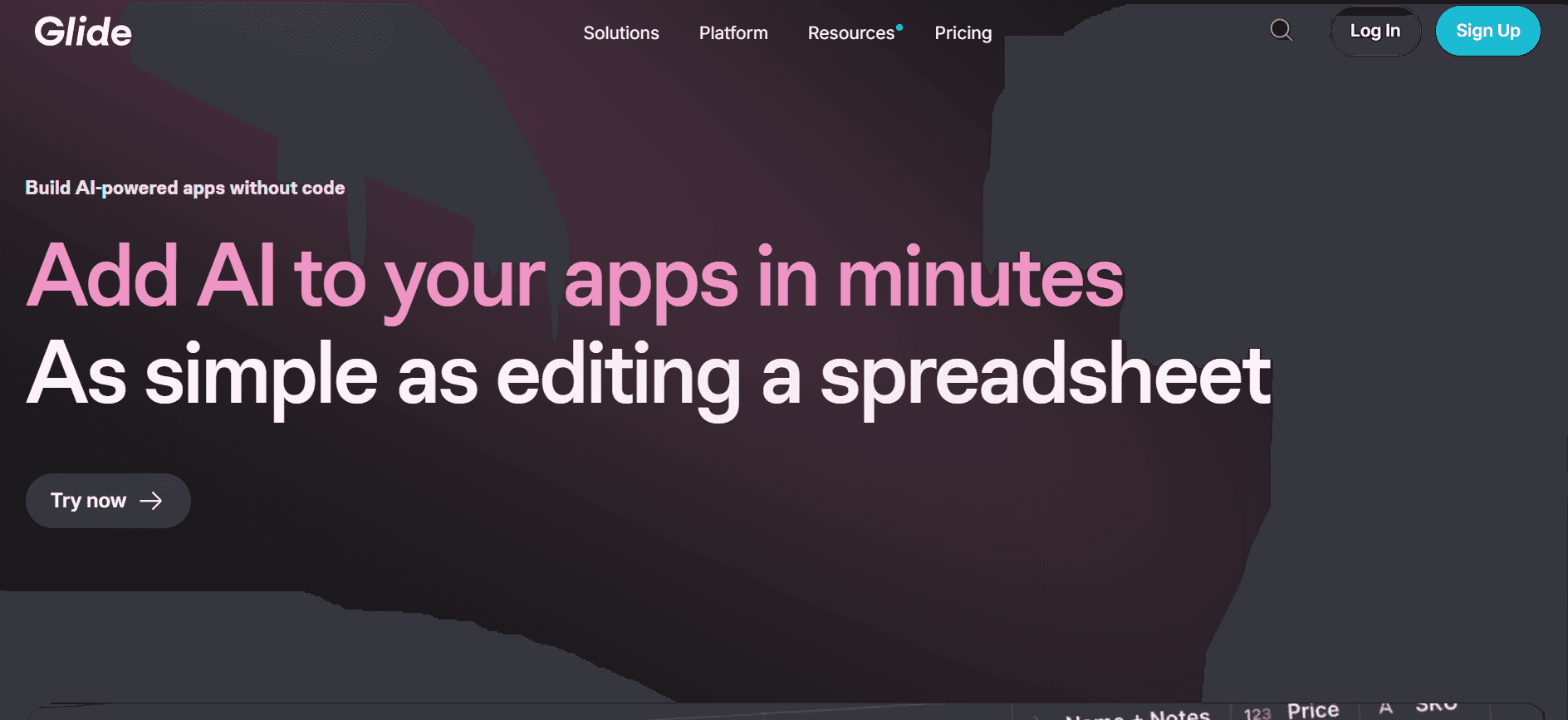 Glide - Unlock AI Power and Build Custom Business Apps