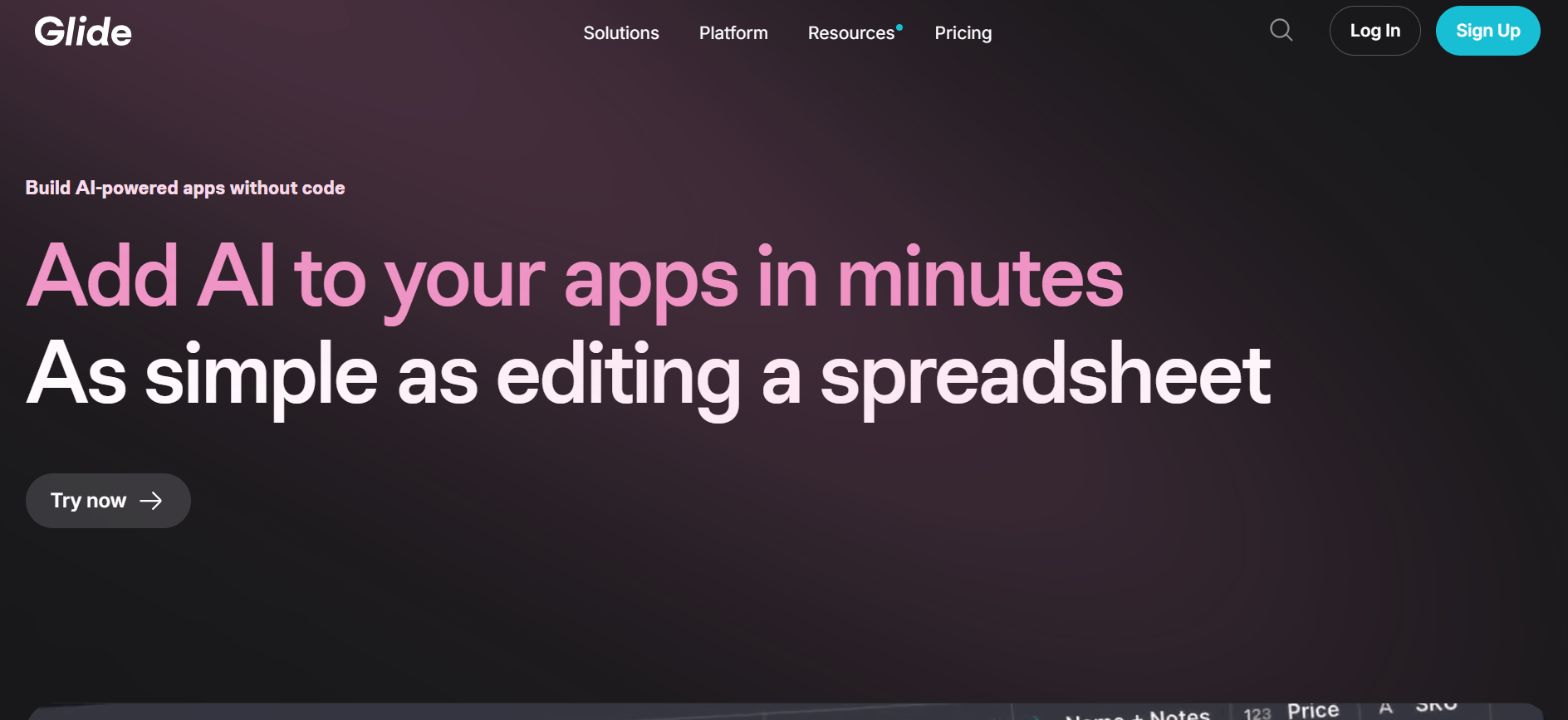 Glide - Unlock AI Power and Build Custom Business Apps