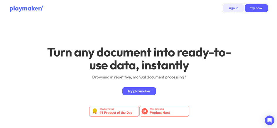 Tables by Playmaker - Automate Your Finance and Transform Messy Docs to ...