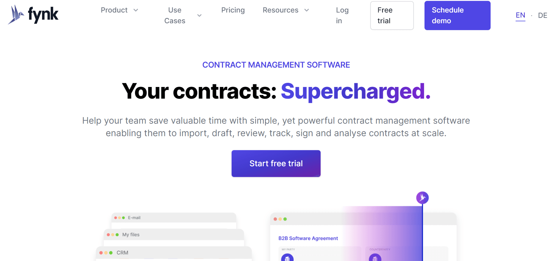 fynk - AI-Powered Contract Management Solution