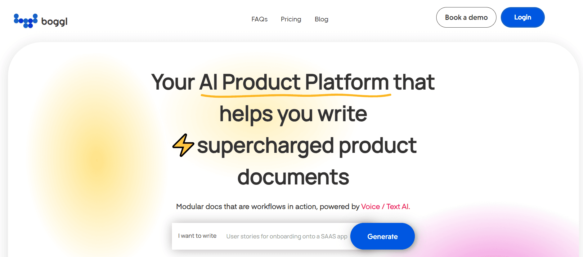 Boggl AI - Create Product Documents