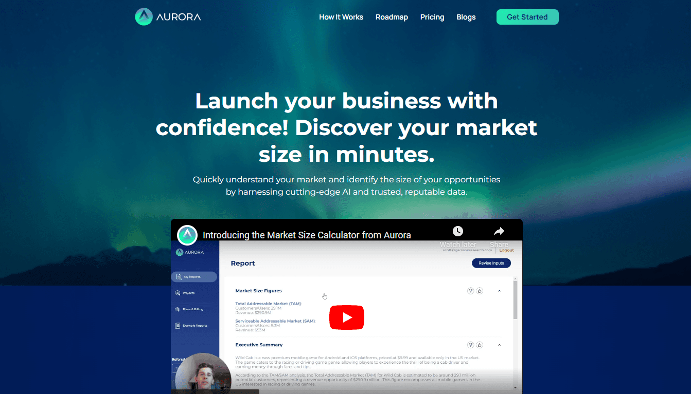 Aurora - Your AI-Powered Market Research Assistant