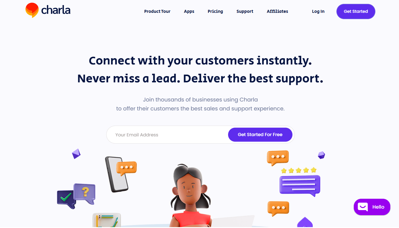 Charla - Connect with Your Customers Instantly