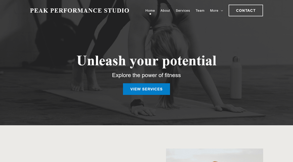 Fitness studio