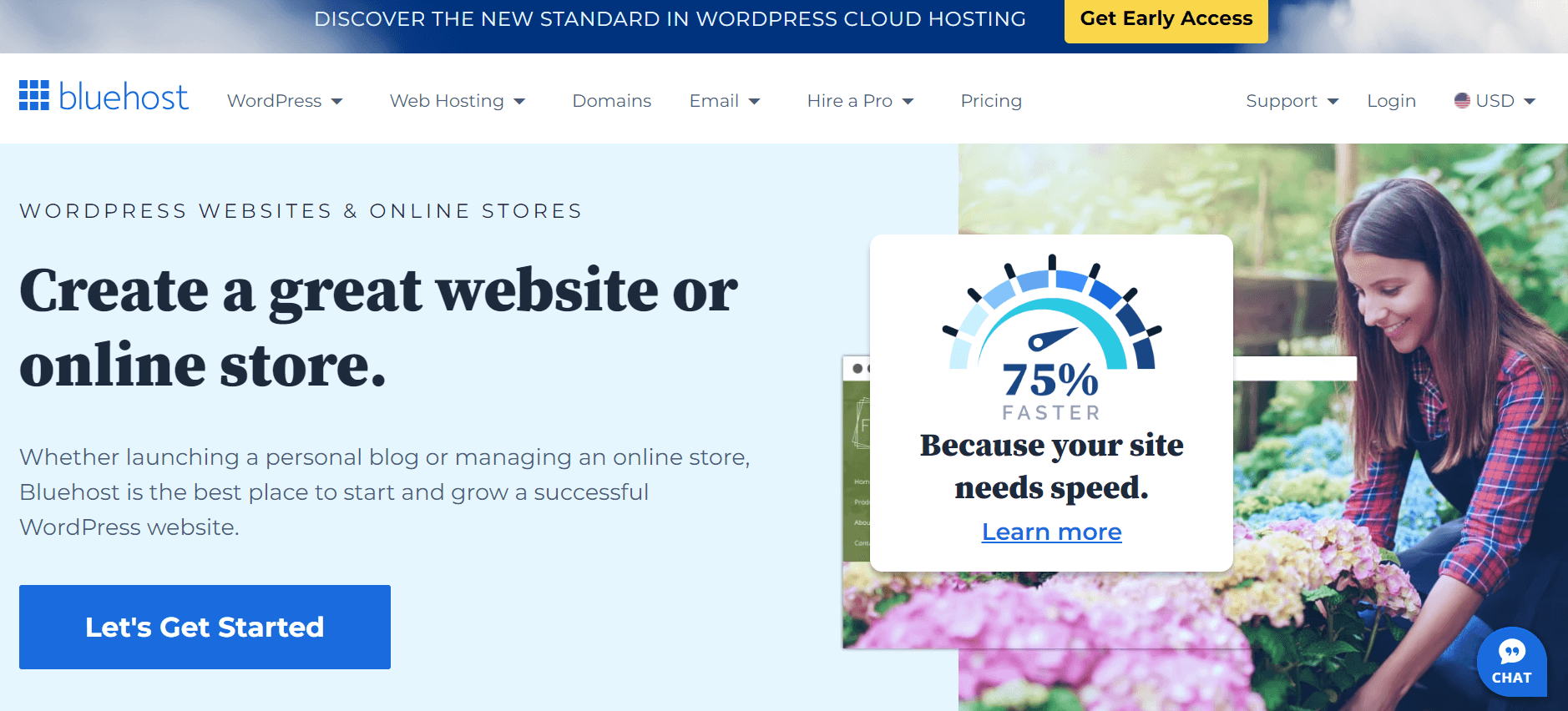 Bluehost - WordPress Website and Online Store Builder
