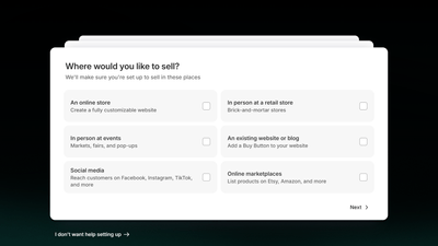 Shopify - AI-Assisted Website Building