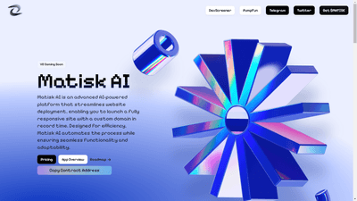 Matisk AI – The Future of No-Code Website Deployment