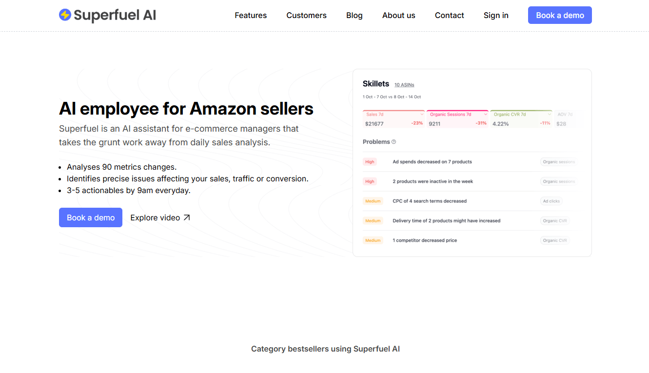 Superfuel AI - Your Smart Assistant for Amazon Sales