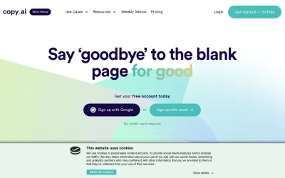 Copy.ai - AI-Driven Marketing Copy and Content Creation