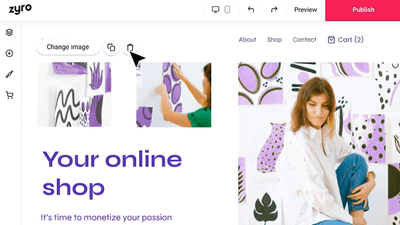 Zyro - Website Builder, No Coding Required