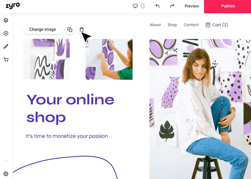 Zyro - Website Builder, No Coding Required