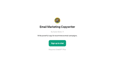 Email Marketing Copywriter - Get Engaging Email Copy