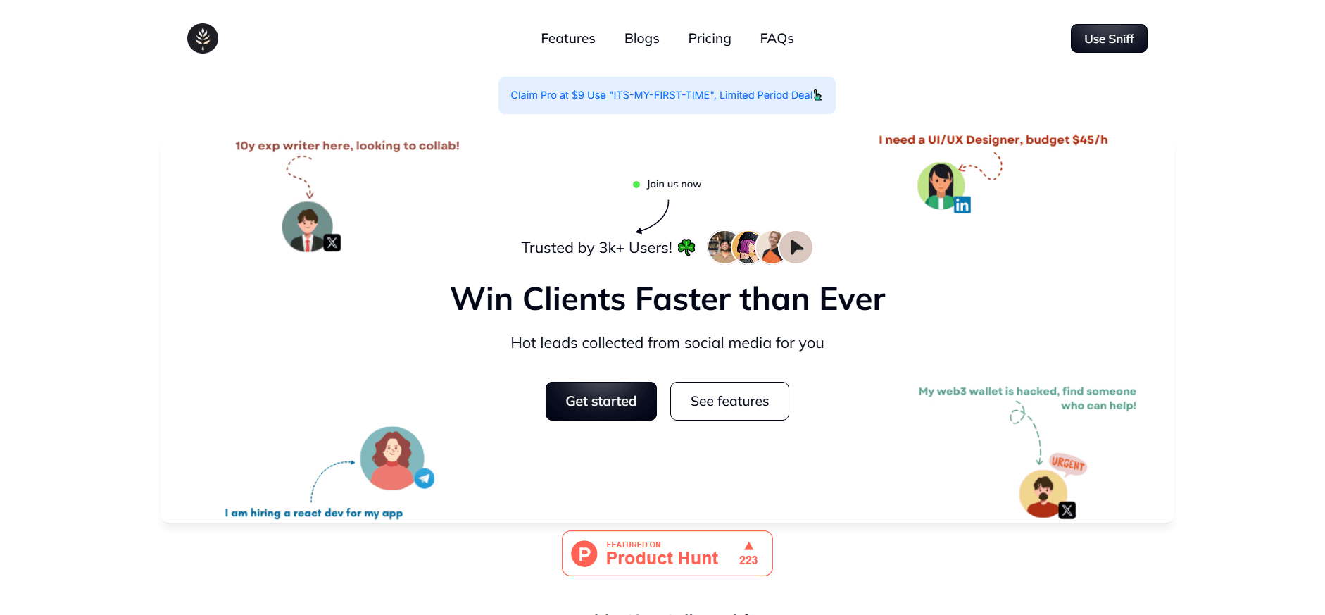 Sniff - Uncover Hidden Opportunities with Social Media Intelligence