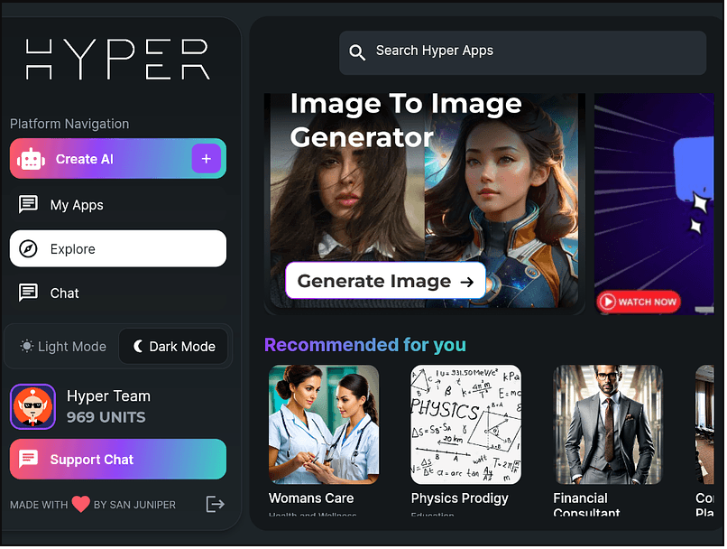 Hyper - Build, Innovate, Monetize AI Applications