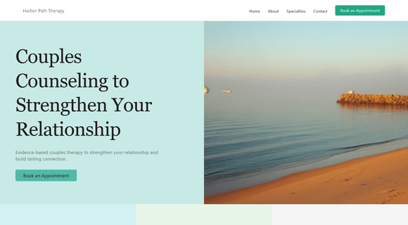 Therapist website