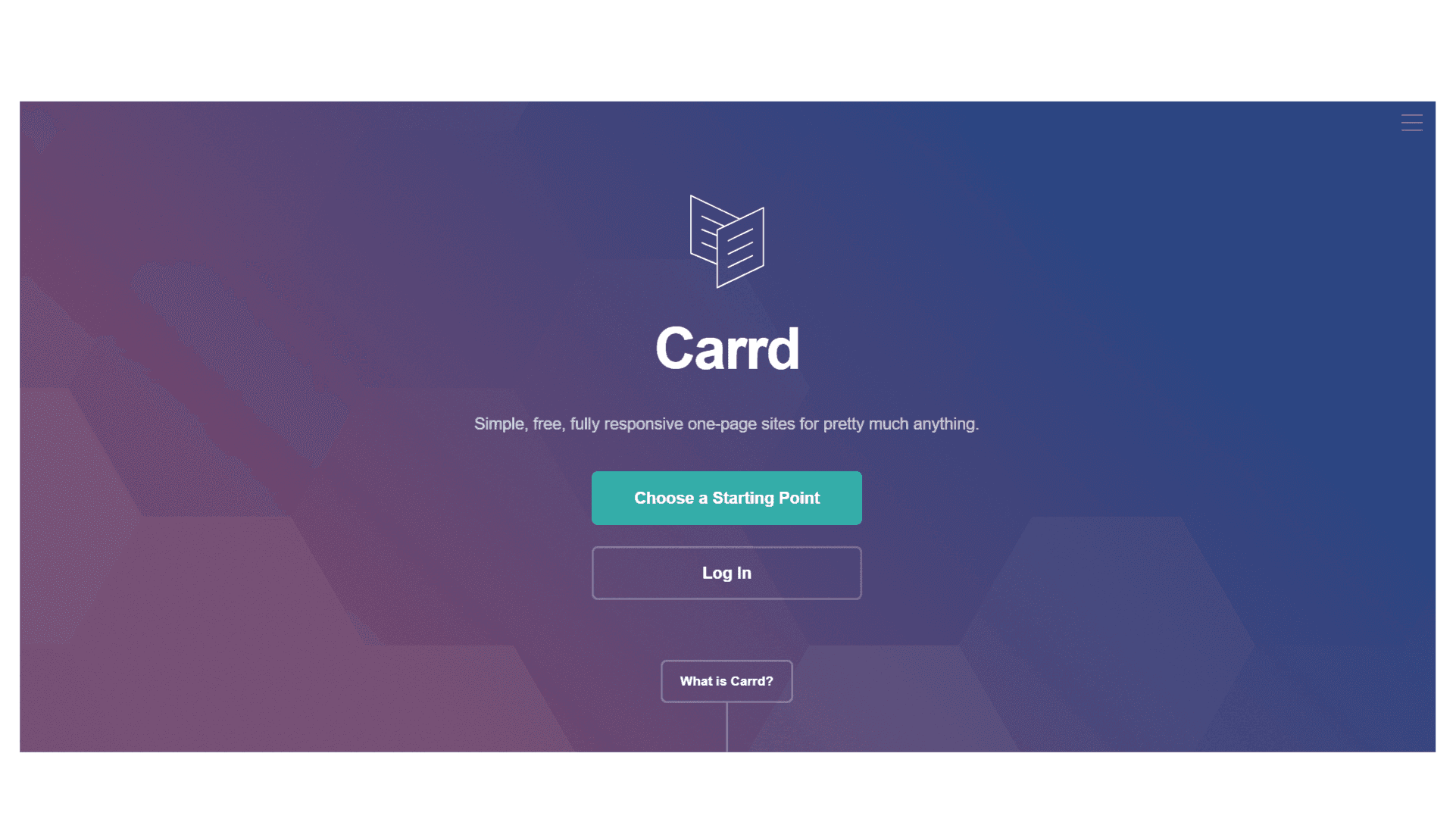 Carrd - Create Simple Yet Fully Responsive Pages