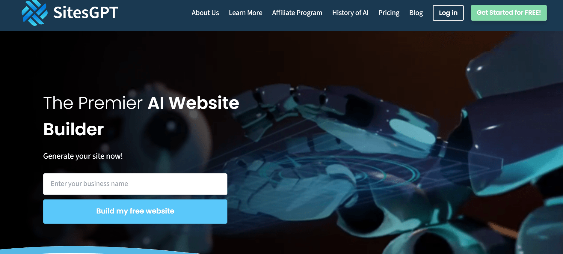 SitesGPT - AI-Driven Website Builder