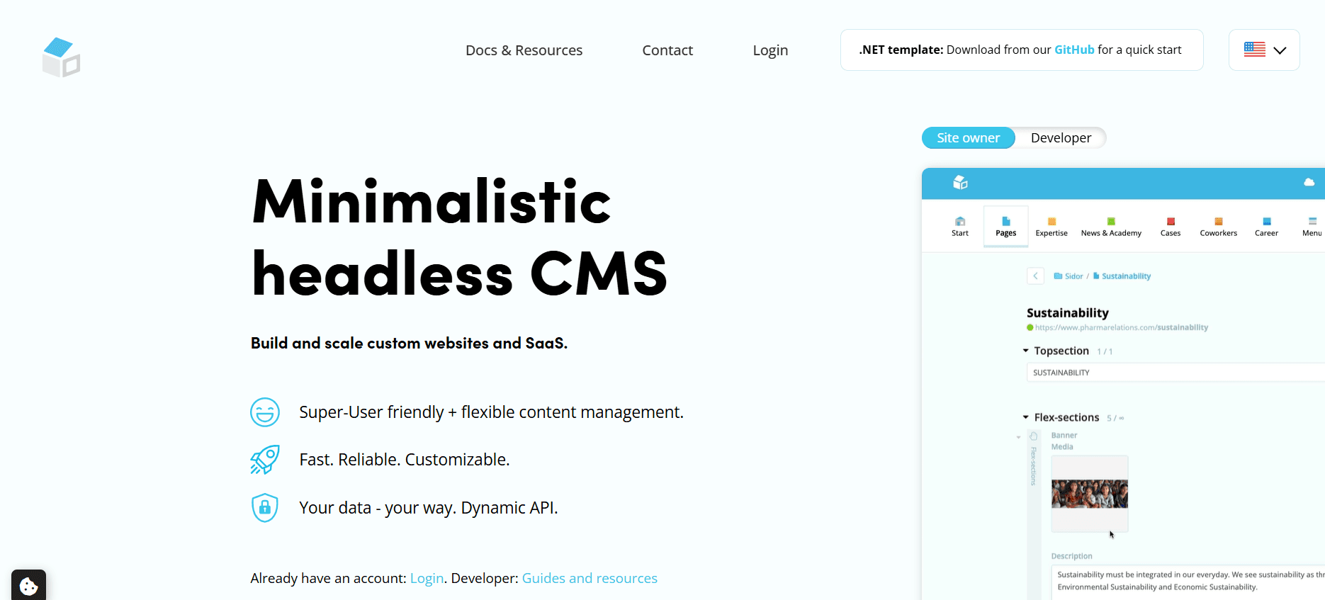 Easyweb - Minimalistic Headless CMS