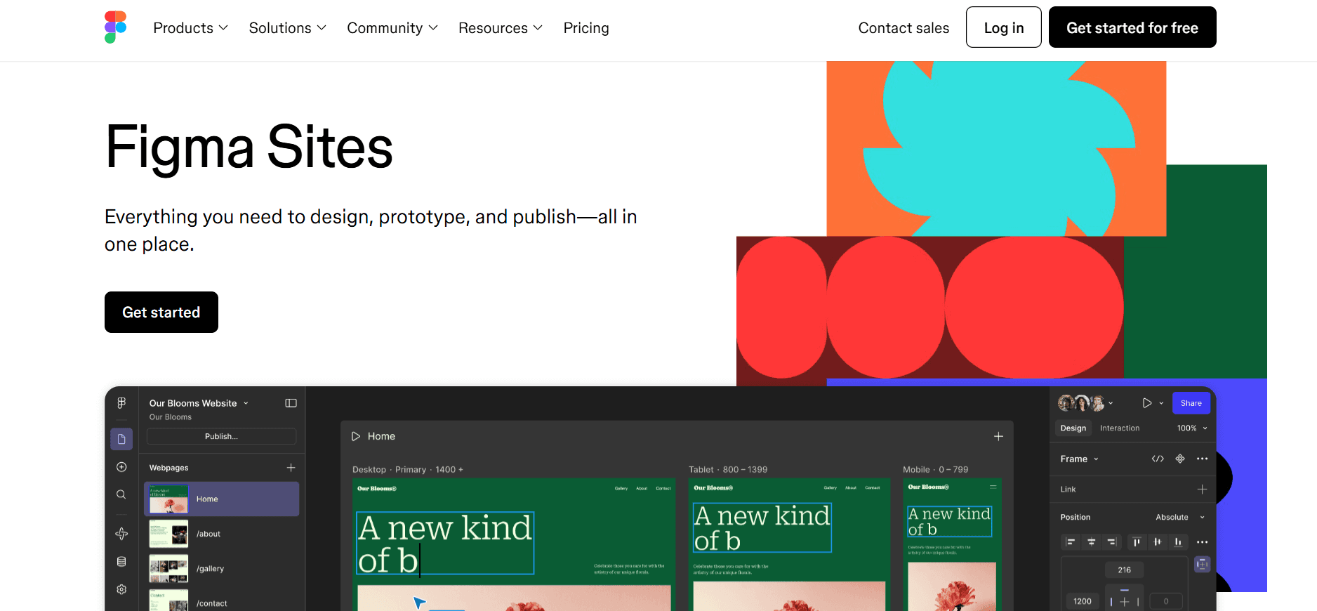 Figma Sites - Free Website Builder