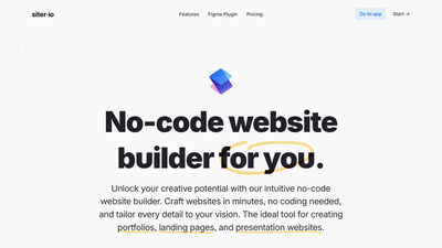 Siter - No-Code Website Builder