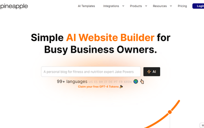 Pineapple - Efficient Website Builder for Busy Business Owners
