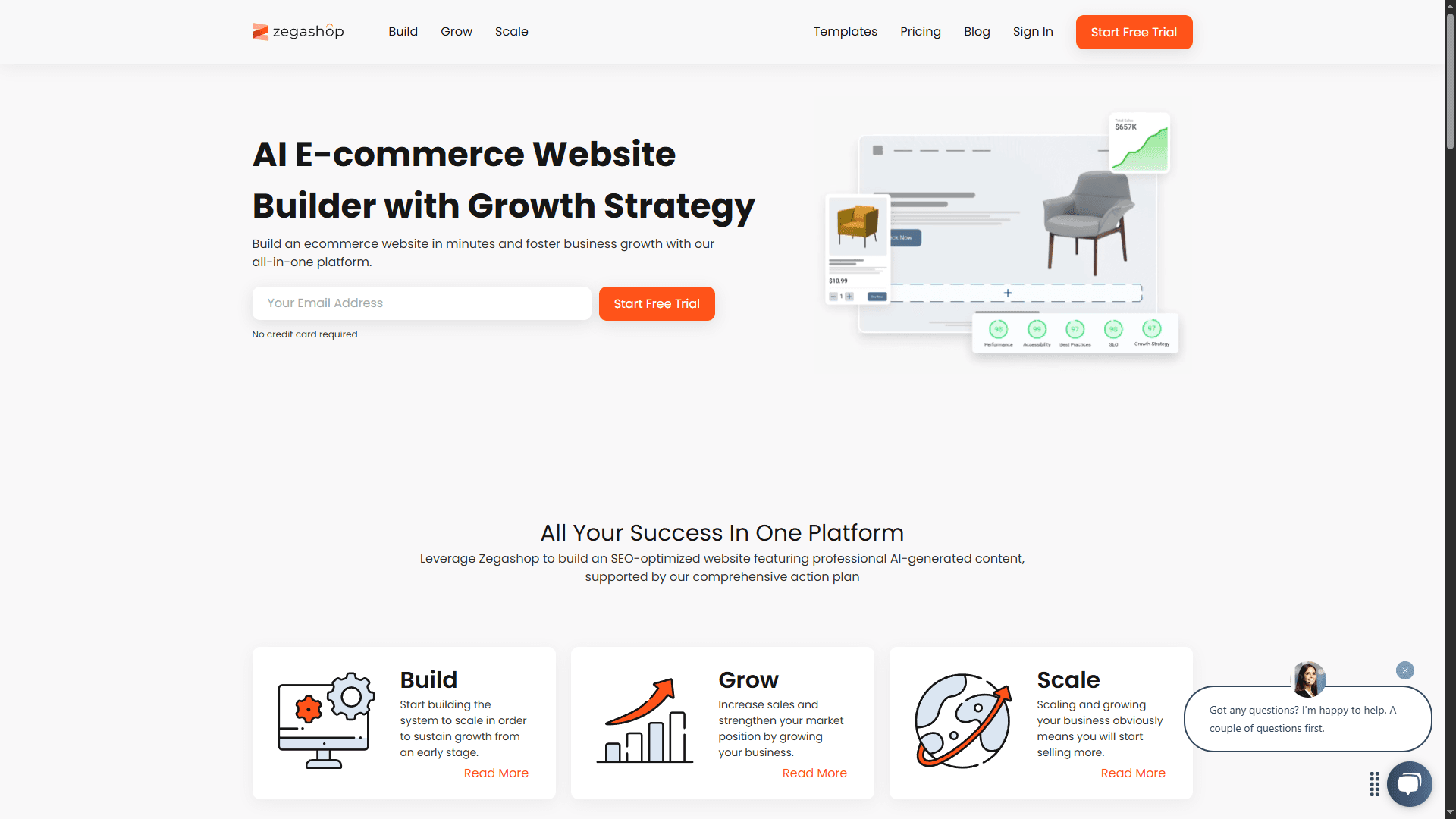 Zegashop - AI E-commerce Website Builder