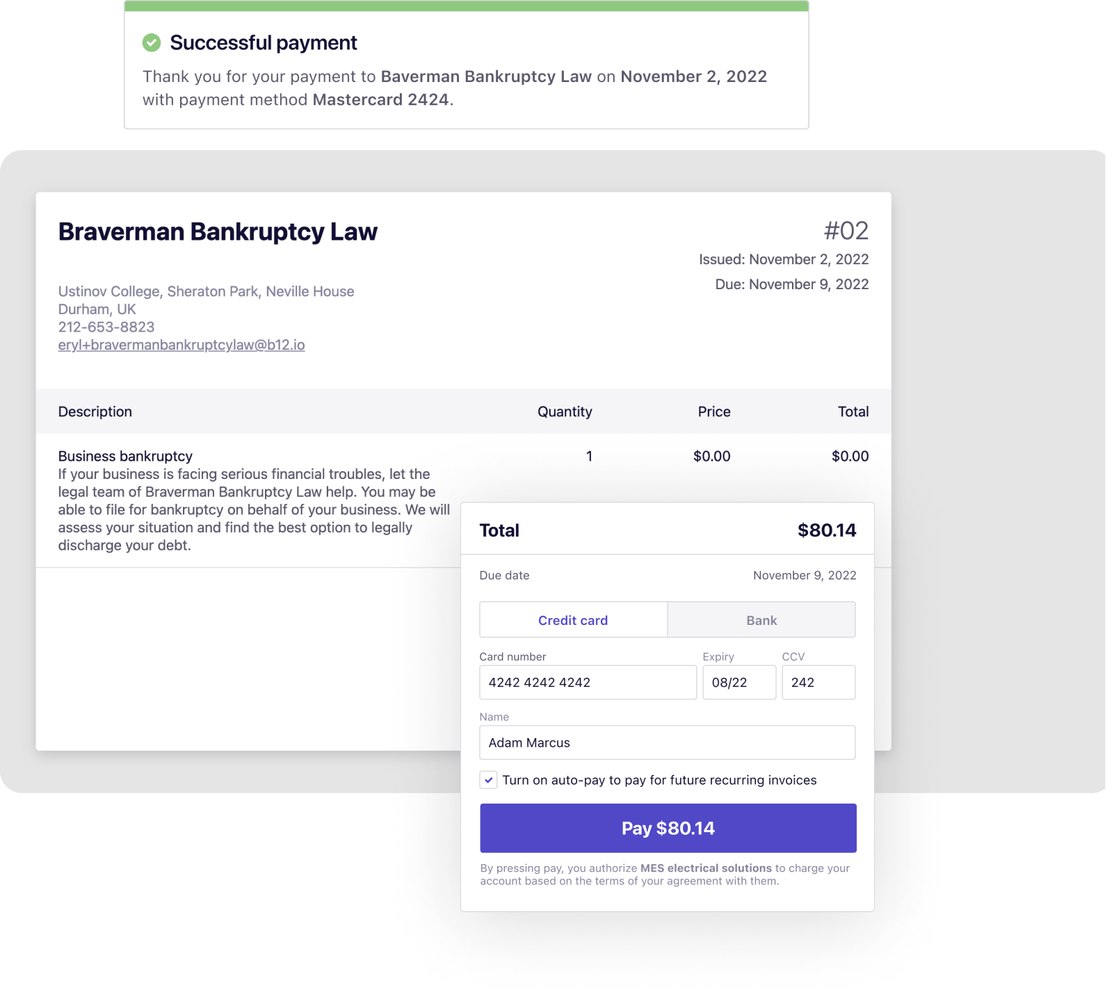 AI-generated website draft