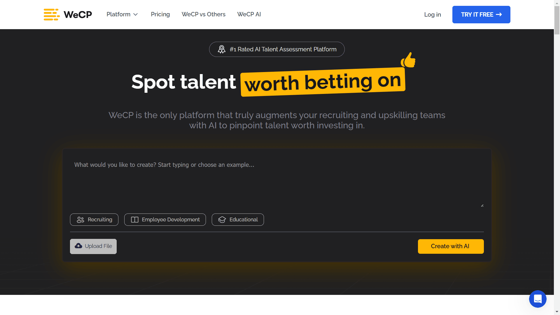 WeCP - AI-Powered Skills Assessment Platform