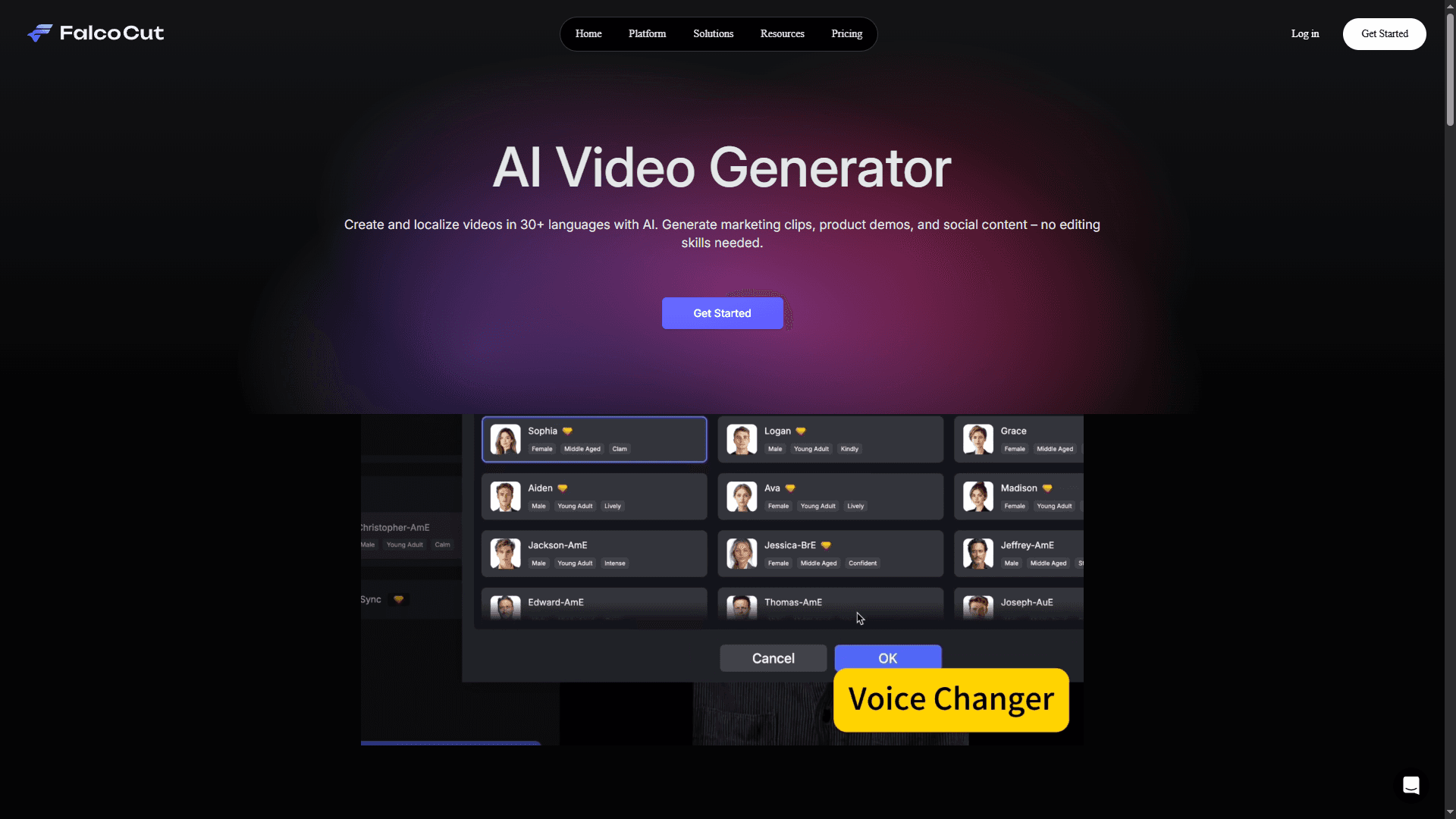 FalcoCut – AI-Powered Video Creation & Localization