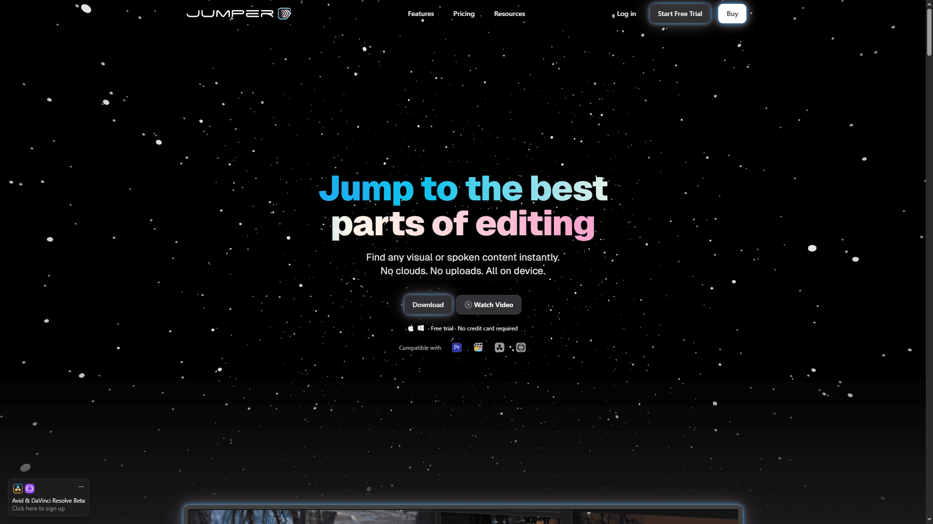 Jumper – Quick Footage Search & Multicam Video Editing