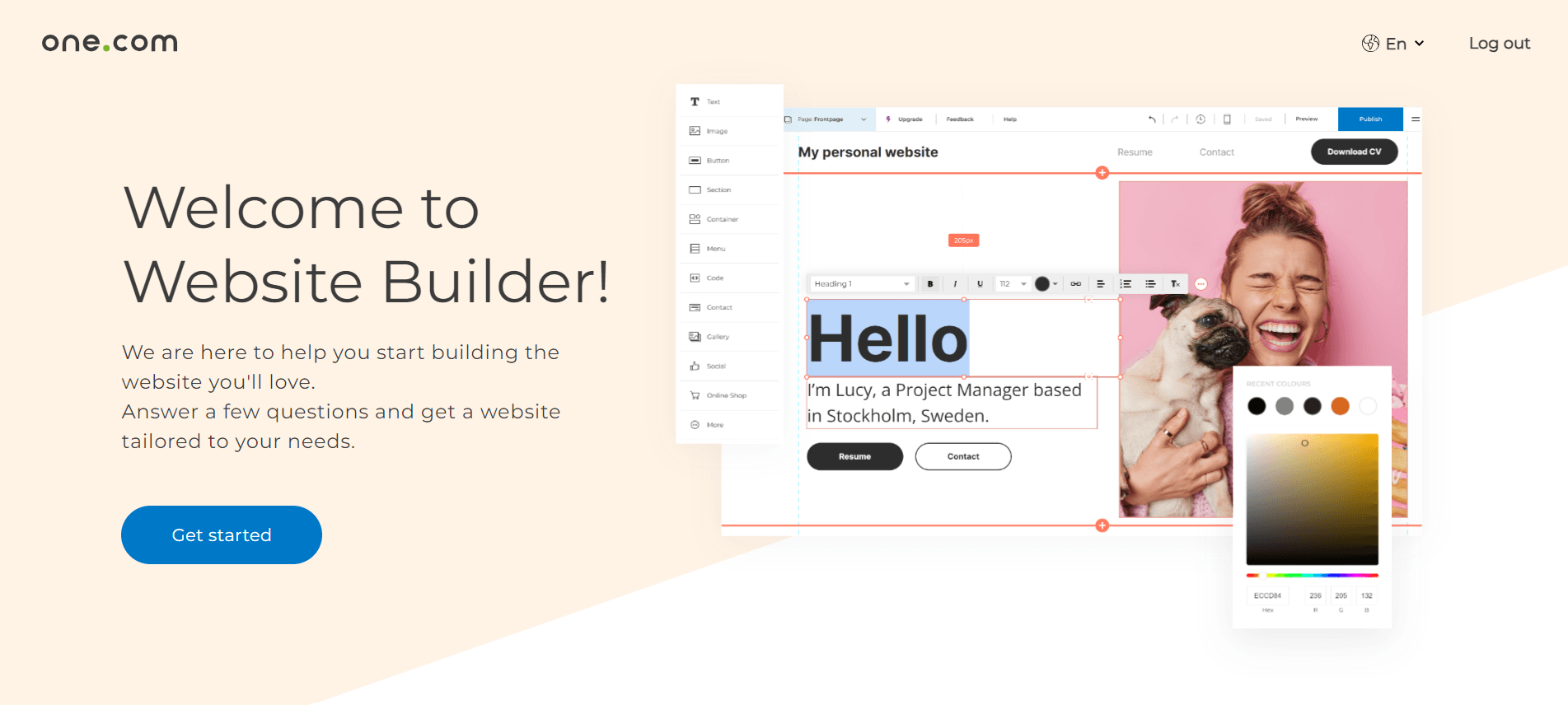 One.com - No-Code AI Website Creation