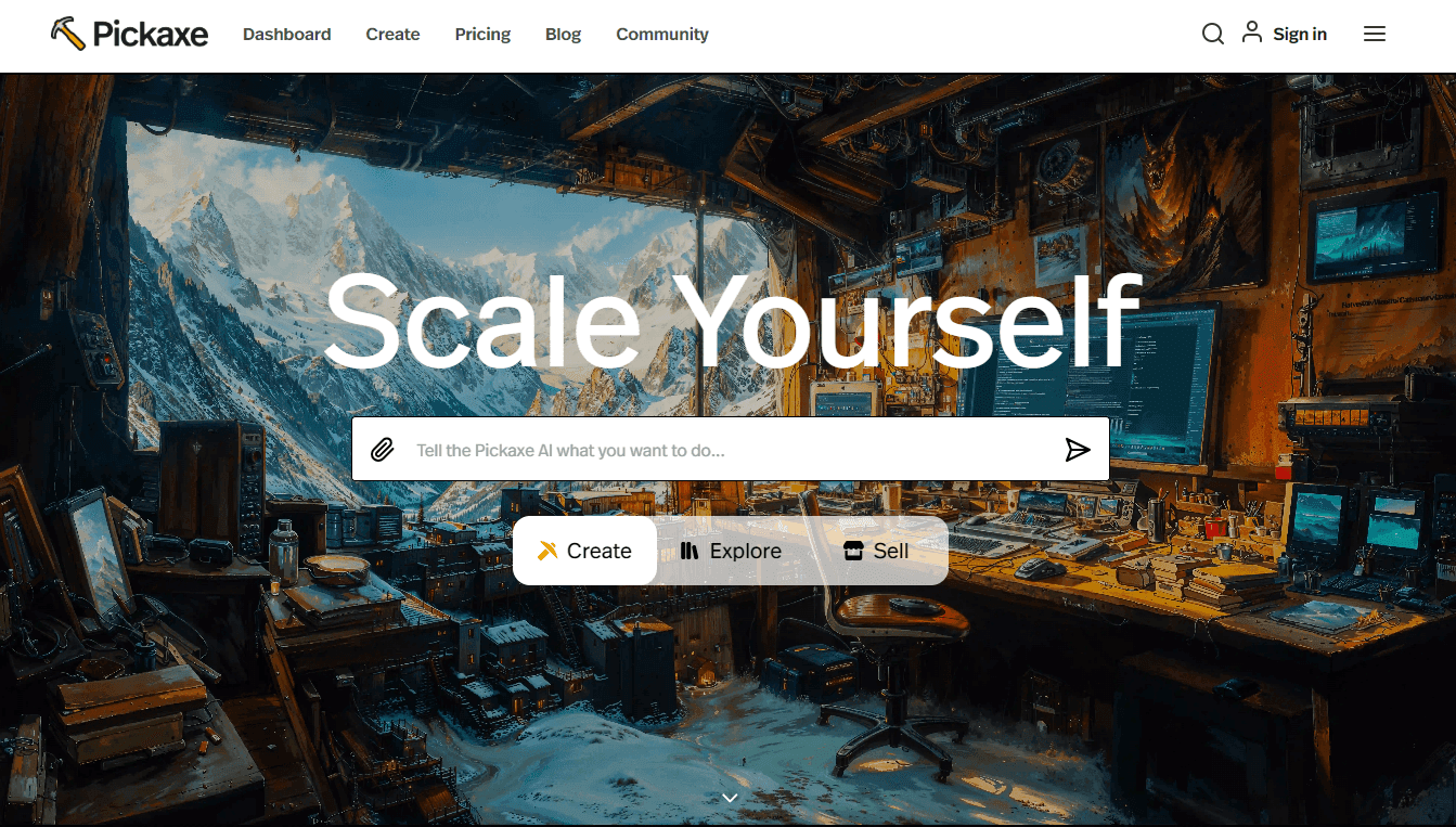 Pickaxe - Your Gateway to Monetizing AI Expertise
