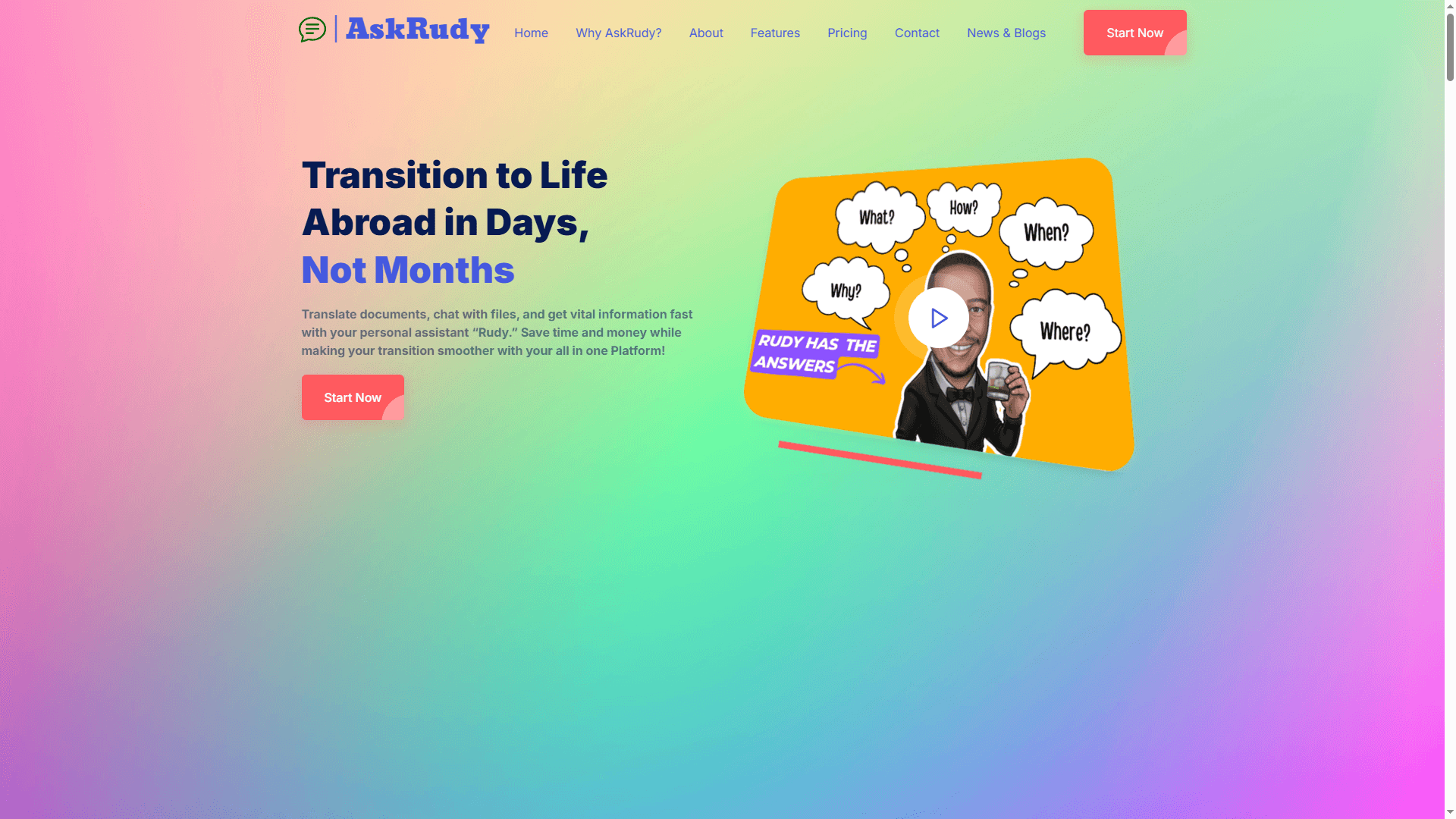 Ask Rudy AI – Simplify International Relocations with AI