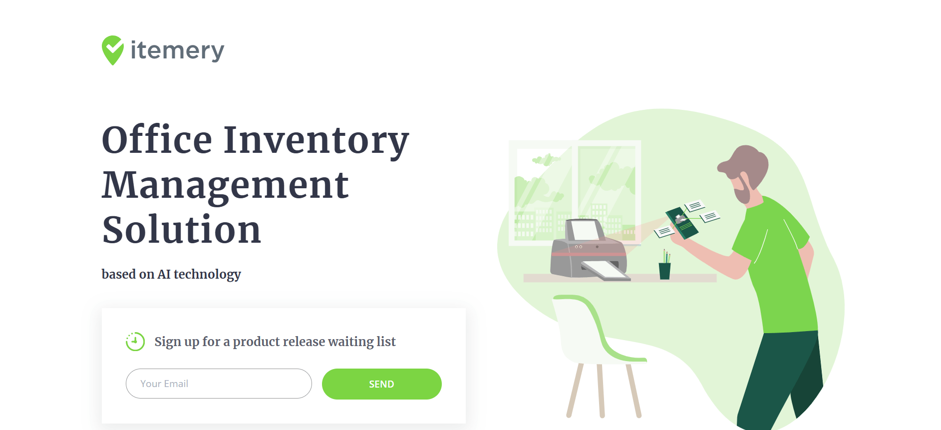 Itemery - AI-Driven Office Inventory Management to Unlock Efficiency