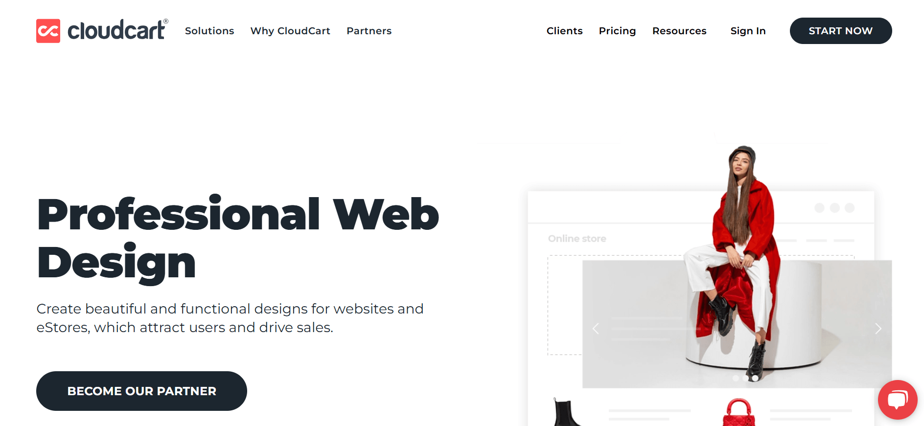 CloudCart - Create E-Commerce Websites and Landing Pages