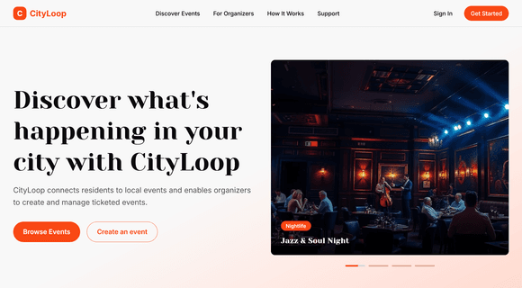 Community events platform