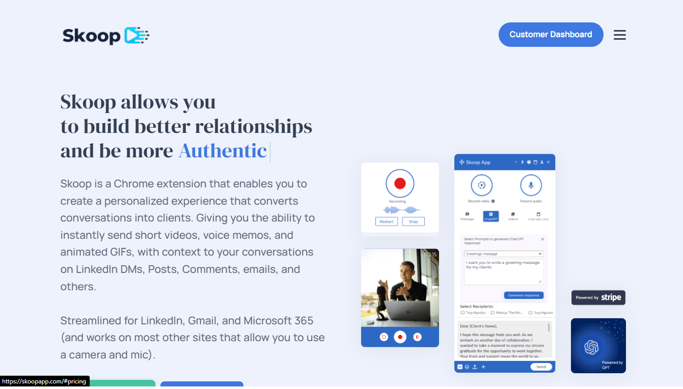 Skoop - Revolutionizing Personalized Communication
