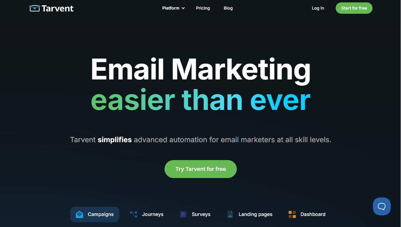 Tarvent - Simplify Your Email Marketing