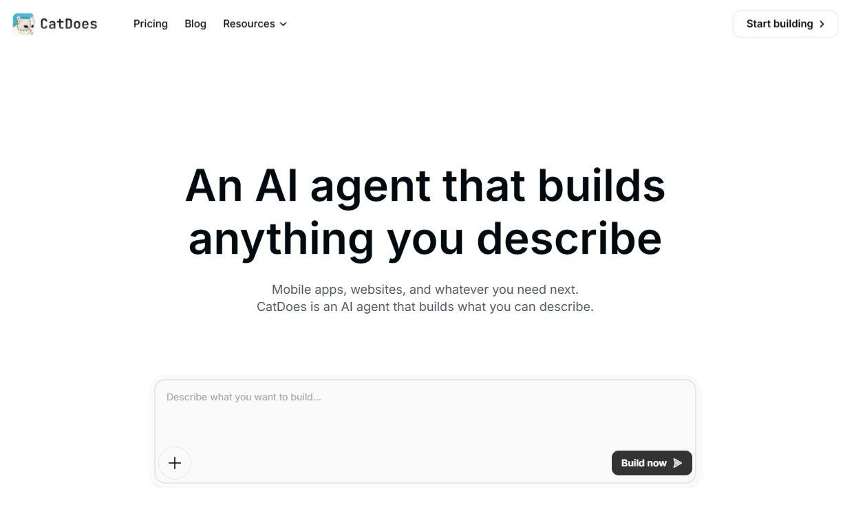 CatDoes – Build iOS and Android Apps From Simple Prompts Without Coding